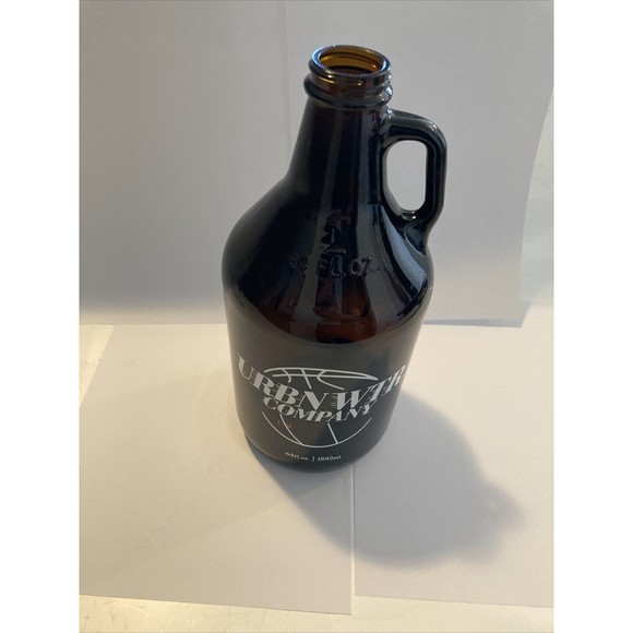 URBN WTR Glass Bottle Amber Half Gallon 64 OZ | 1.89 L | 1892 ML | Water Jar Jug - Picture 11 of 13